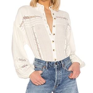 Free People Summer Stars Blouse NWT